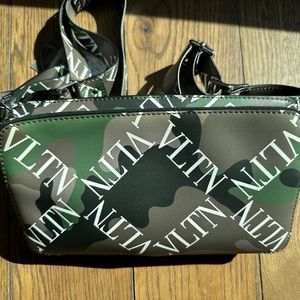 Valentino Camouflage Hip Bag/Crossbody
